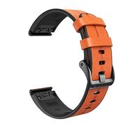 JPXXFM Bracelet de en cuir pour 6 6X Pro 5X 5 Plus MK1 Forerunner 945 935 Release Quick Watch 22 26 mm