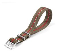 JPXXFM Bracelet de Tudor Biwan Little Red Flower - Bracelet en nylon tressé jacquard - 20 mm x 22 mm
