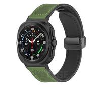 JPXXFM Bracelet en cuir et Silicone pour Watch Ultra 47mm, bande magnétique, Bracelet de sport pour ULTRA7 47mm, sans espaces