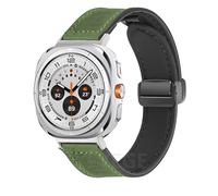 JPXXFM Bracelet en cuir et Silicone pour Watch Ultra 47mm, bande magnétique, Bracelet de sport pour ULTRA7 47mm, sans espaces