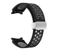 JPXXFM Bracelet en silicone 20 mm pour Watch 6 Classic 43 47 mm 5Pro 45 mm Respirez sans lacunes à boucle magnétique 7 6 5 4 40 mm 44 mm