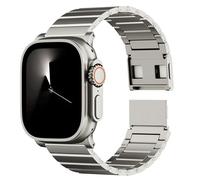 JPXXFM Bracelet en titane pour 2/Ultra 49 mm, fermoir magnétique réglable, bracelet en métal titane, bracelet de montre intelligente pour homme pour 2/Ultra avec revêtement DLC