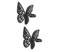 JPXXFM Butterfly Non Sleeper Studs Dangling Engagement Glow Stars Bee Women Butterflies Spinner The Opening Black