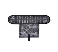 JPXXFM Camping Tableware Bag Camping Flatware Outdoor Barbecue Picnic Tableware Cooking Utensils Organizer Case Picnic Roll Flatware Organizers Dinnerware Storage Barbecue Portable(Noir)