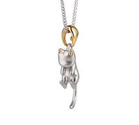 JPXXFM Cat Pendant Necklace Silver Necklaces Jewelry Dress Choker Birthday Chains cute