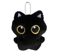 JPXXFM Cat Stuffed Animal,Stuffed Cat Toys Black Doll | Soft Doll Decor Bag Ornament, Accessories for Kids Adults Birthday Party Favors