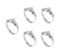 JPXXFM Chic Bangles Statement Necklace Bulky Mid Women Gold EarFinger Layer Silver
