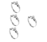 JPXXFM Chic Bangles Statement Necklace Bulky Mid Women Gold EarFinger Layer Silver