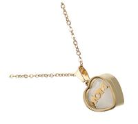 JPXXFM Collier cœur maman anniversaire nom en fme de colier femme de collier pour la fournitures pour la fête des mères femmes de cou Titane Acier Zircon blanche