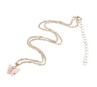 JPXXFM Collier Turquoise Foulard Fme Décation Pendentif De Cou De Mode Chaîne De Cou Acrylique Chaîne De Cou De Personnalité Black Alliage