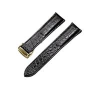 JPXXFM Crocodile Watchband Compatible with Rado Dia Master Coupole Series R22861165 R14129116 Strap Men Women Bracelet 19mm(Brown-Rosegold,19mm)