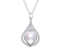 JPXXFM drop pendant genuine freshwater cultured pearl pendant necklace for women