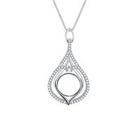 JPXXFM drop pendant genuine freshwater cultured pearl pendant necklace for women
