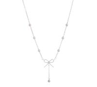 JPXXFM Elegant Bowknot Necklace Pendant Women Jewelry Gift Exquisite Pearl s Gift-T116 Birthday Gift