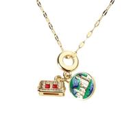 JPXXFM Elegant Zirconia Necklace Camera Pendant Necklace Chain Necklace Fashionable Jewelry for Fashion Lover