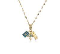 JPXXFM Elegant Zirconia Necklace Camera Pendant Necklace Chain Necklace Fashionable Jewelry for Fashion Lover