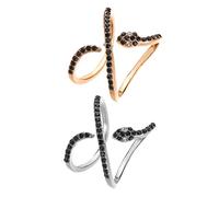 JPXXFM Fashionable Snake Ring Opening Design Women's Knuckle Decor Ring Personalized Jewelry en Silver Present for Occasion
