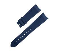 JPXXFM For Tudor Strap Bay GMT Curved End Folding Buckle Wristband Bracelet 41mm Dial 22mm Fluoro Rubber Watch band Special