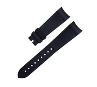 JPXXFM For Tudor Strap Bay GMT Curved End Folding Buckle Wristband Bracelet 41mm Dial 22mm Fluoro Rubber Watch band Special