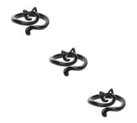 JPXXFM for Women Adjustable Open Finger Ring Animal Jewelry Durable Decoration Unique Cat Design