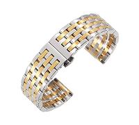 JPXXFM full steel watchflat interface double press butterfly clasp wristwatches accessories