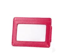 JPXXFM Genuine Leather Card Bag Money Clip Anti Theft Swipe Wallet Wallet Anti Scan US Dollar Clip (Color : Black-, Size : As Shown in The Picture)