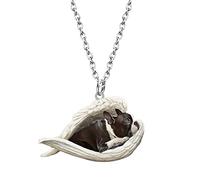 JPXXFM Girls Pet Sleeping Dog Cute Angel Custom Made with Picture