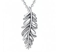 JPXXFM good lucky leaf pendant charms with clear jewelry for girl