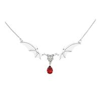 JPXXFM Goth Vampire Vintage Bat Wing Pendant Choker Witch Black Clavicle Chain