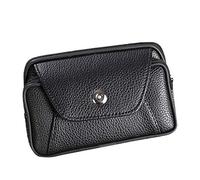 JPXXFM Holder Purse Color Clutch Solid Wallet Men's Card Wallet Rigid Wallets (Black, One Size)