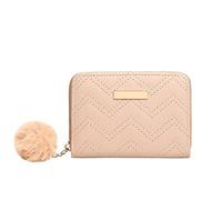 JPXXFM ID Short Wallet Solid Color Zipper Purse Multiple Card Slots Clutch Phone Mans Wallet (A, One Size)