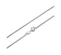 JPXXFM jewelry 0.8/1/MM Womens Necklaces, 40-45CM Wheat Chain, Sterling Chains for Girlfriend Decorations