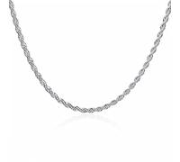 JPXXFM jewelry 16/18/20/22/24 inch 4mm twisted rope chain necklace for women man wedding Made in China Decorations