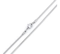 JPXXFM jewelry 45CM Snake, 2MM Womens Black Stainless Steel Chain Necklace for Mother's Day Decorations