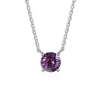 JPXXFM jewelry Accessories 1ct Red/Blue/Green Diamond Necklaces D Color Moissanite Pendant Necklace for Women Decorations