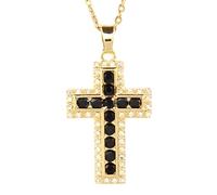 JPXXFM jewelry Accessories Crucifix For Women, Zircon Pendant Classic Design Geometric Choker, Cross Necklace With Jesus Decorations