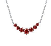 JPXXFM jewelry Accessories Simple 2.8 Moissanite Necklace for Women Round Cut D Color Lab Created Diamond Pendant Necklaces Perfect for Daily Wear Parties Wedding Decorations