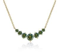 JPXXFM jewelry Accessories Simple 2.8CT Moissanite Necklace for Women Round Cut D Color Lab Created Diamond Pendant Necklaces Perfect for Daily Wear Parties Wedding Decorations