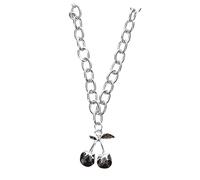 JPXXFM jewelry Cherry Clavicle Chain Necklace for Women Charm Jewelry Chic Cherry Design Stylish necklace