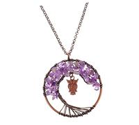 JPXXFM jewelry Creative Natural Necklace with Tree of Life Pendant for Women Unique present Idea Handmade necklace