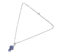 JPXXFM Jewelry Crystals Necklaces Chain Link Necklace Mushroom Pendant Natural Crystal