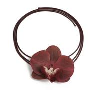 JPXXFM jewelry Elegant Floral Charm Jewelry 3D Flower Pendant Necklace/Earrings/Brooch Women Wedding Party Embellishment jewelry