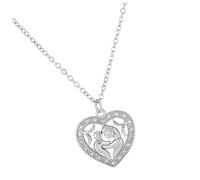 JPXXFM jewelry Fashionable Heart Pendant Necklace for Women Dainty Clavicle Chain with Unique Design present necklace