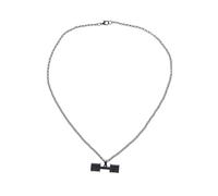 JPXXFM jewelry Fitness Series Cartoon Necklace for Women Stylish Dumbbell Barbell Pendant Unique Design for Special necklace