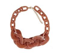 JPXXFM Jewelry/Necklaces Fashion Women's Punk Resin Chunky Chain Large Pendant Exaggerated Retro Acrylic Women's Pendants