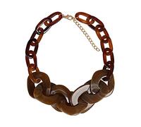 JPXXFM Jewelry/Necklaces Fashion Women's Punk Resin Chunky Chain Large Pendant Exaggerated Retro Acrylic Women's Pendants