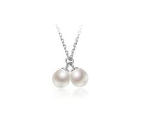 JPXXFM jewelry/necklaces s925 freshwater pearl necklace pendant chain 6-7mm white drop shape fashion female jewelry gift women's pendants