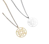 JPXXFM Jewelry New 2025 Arrival Slavic Virgin Lada Star Pendant Necklace Knot Kolovrat Square Of Neckalces Stainless Steel Amulet With For You Accessories Trendy Creative Gift Gift