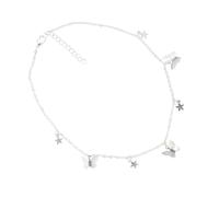 JPXXFM jewelry Simple Butterfly Necklace for Women Elegant Clavicle Chain Jewelry Dainty Neck Pendant Silver necklace