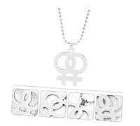 JPXXFM jewelry Stainless Steel Pendant Necklace for Women Hollow Clavicle Chain Jewelry for Birthdays Weddings necklace